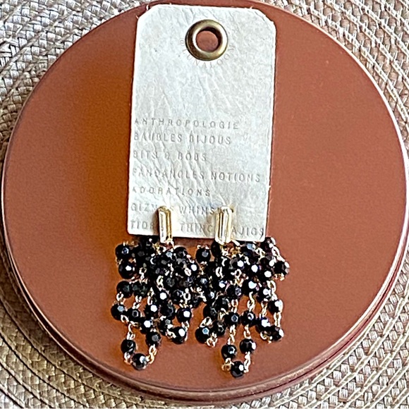 Anthropologie 🆕 | 🎄❄️Cosmic Rocker Waterfall Beaded Drop Earrings. - Picture 2 of 6
